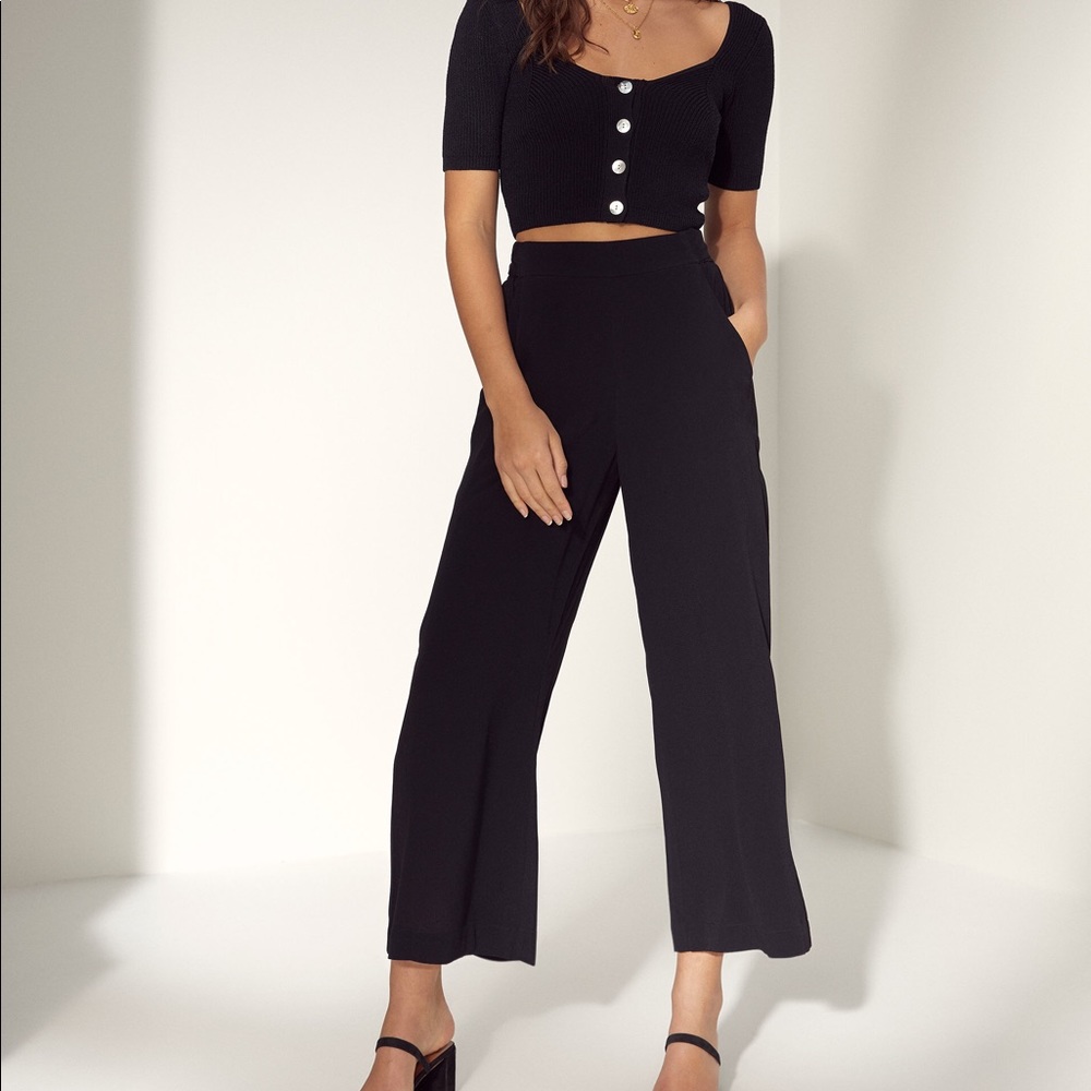 Aritzia Wilfred Faun Pant XXS tie back